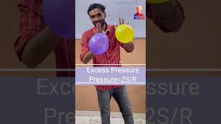 Excess Pressure In A Liquid Drop Live Experiment🤔🤔 viral science physics kcc experiments [upl. by Keiryt]