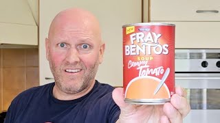 SINK LIKED IT New Fray Bentos Tomato Soup Review [upl. by Etireugram]