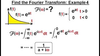 Electrical Engineering Ch 19 Fourier Transform 13 of 45 Find Fourier Transformation Ex 4 [upl. by Guenna636]