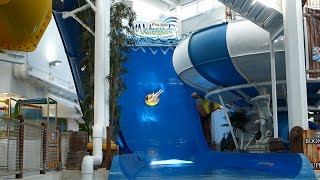 Funtasia Waterpark Drogheda  Boomerang  Halfpipe Slide Onride [upl. by Marilee]