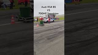 700HP Opel Speedster Turbo VS Audi RS4 14 Mile Battle efrgermany [upl. by Repsaj]