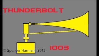 Federal Signal Thunderbolt 1003  HiLo Synth [upl. by Lenoj]