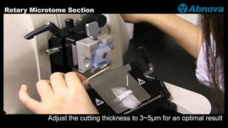 Rotary Microtome Section [upl. by Dlanger]