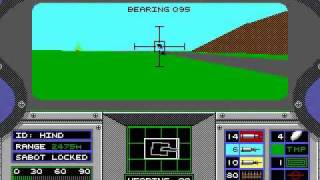 Abrams Battle Tank DOS  Demo [upl. by Annaeg]