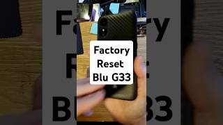 Factory Reset Hard Reset Blu G33 [upl. by Notle]