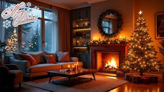 Best Classic Christmas Music With Fireplace 🎄Christmas Living Room Fireplace 🔥 Christmas Carols 2025 [upl. by Gardner748]