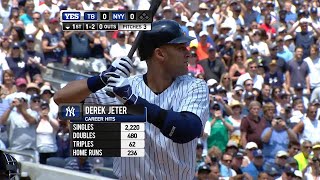 7292011 Derek Jeter 3000th hit Rays at Yankees Full Game hd 60 fps [upl. by Jacobine]