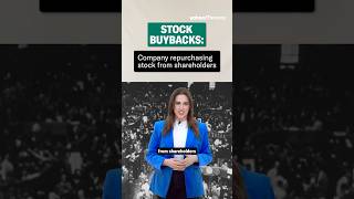 stock buybacks explained 💰 shorts [upl. by Rosette]