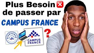 Venir facilement en France sans passer par Campus France  Avoir une admission sans campus france [upl. by Nalyorf]