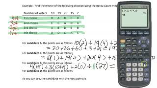 103x Voting LHS Borda Count [upl. by Quartet287]