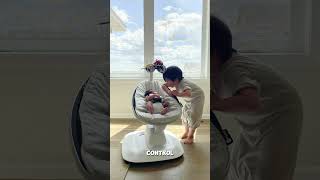 The Smartest Baby Swing 4moms MamaRoo with Bluetooth amp Alexa [upl. by Manda752]