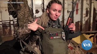 Female Soldiers Fight for Ukraine Equality With Male Peers [upl. by Sineray]