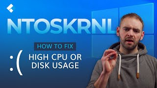 How to Fix High CPU or Disk Usage by Ntoskrnl exe in Windows 10 [upl. by Galateah]