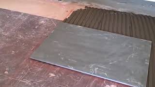 Slate Floor Tiles  Installation [upl. by Hughes]