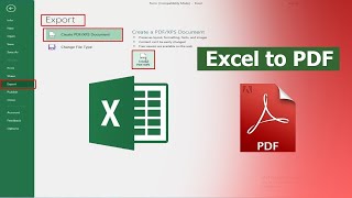 របៀបConvert MS Excel file to PDF file on MacBook [upl. by Eelegna]