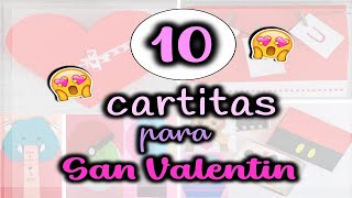 ❤️ 1O Cartas para San Valentin fáciles y creativas 😱 [upl. by Htims213]