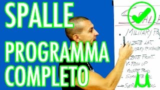 Spalle Programma dAllenamento per Aumentare la Massa [upl. by Capello]