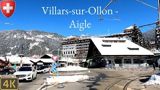 Driving Switzerland 🇨🇭  VillarssurOllon  Aigle 4K Scenic Drive [upl. by Mccready]