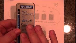 FaberCastell 9000 vs Staedtler Mars Lumograph 100  Best Drawing Pencils search [upl. by Eniloj718]