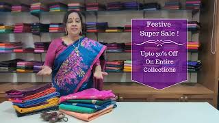 Festive Super SALE  The S Studio  Best Online Saree Shopping at Chennai [upl. by Calva655]