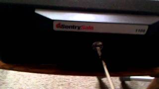 Picking sentry safe 1100 with screwd driver easy [upl. by Anneis244]