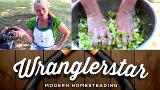 How To Make Sauerkraut  Mrs Wranglerstar [upl. by Salamone]