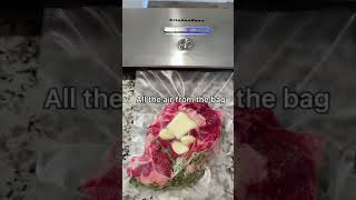 Perfect steak made by KitchenBoss Sous Vide Cooker  an ideal gift choice for family SHIANDHE15OFF [upl. by Eniawtna]