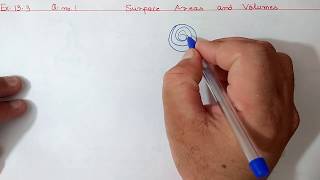 Chapter13 Ex133 Q1 Surface Areas and Volumes  Ncert Maths Class 10  Cbse [upl. by Allicserp]