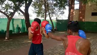 Boxing technique training session Akola [upl. by Nodnarb197]