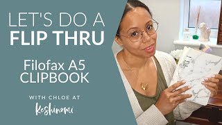 How I use the Filofax Clipbook  Planner review and flip through [upl. by Miyasawa]