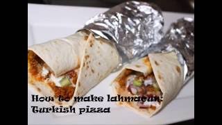 Lahmacun pizza wraps  Ramadan recipe [upl. by Simon]