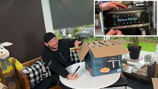 CecoFry Advance Double  9l Heißluftfritteuse ohne Öl 2850W diätetisch lecker Unboxing und Anleitung [upl. by Nuajed]