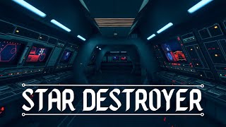 Star Wars Ambience  Star Destroyer  Interior ship ambience no music [upl. by Moshell363]