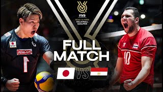 🇯🇵 JPN vs 🇪🇬 EGY  Paris 2024 Olympic Qualification Tournament  Full Match  Volleyball [upl. by Otecina]