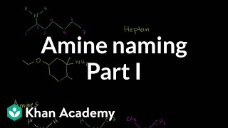 Amine naming introduction  Amines  Organic chemistry  Khan Academy [upl. by Isaacson]