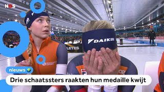 Tranen van vreugde en van verdriet tijdens WK schaatsen [upl. by Amoeji]