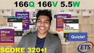 HOW I STUDIED FOR THE GRE  EXACTLY WHICH BOOKS TO USE SCORE 332 [upl. by Eecram960]