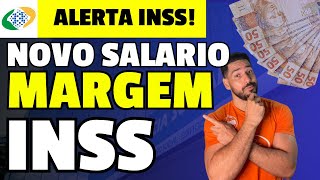 Aumento salarial INSS nova MARGEM para crédito CONSIGNADO INSS confira os valores [upl. by Colis175]