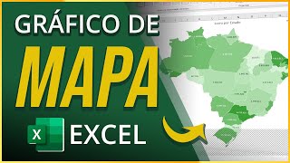 COMO CRIAR GRÁFICO DE MAPA NO EXCEL  Melhores seus Relatórios e Dashboards no Excel [upl. by Zeus]