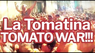 TOMATO WAR  LA TOMATINA SPAIN GoPro HD [upl. by Kier]