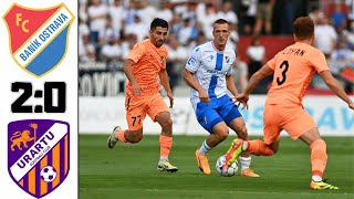 FC BANĂŤK OSTRAVA VS FC URARTU 2PĹEDKOLO EVROPSKĂ‰ KONFERENÄŚNĂŤ LIGY 2024 2ZĂPAS [upl. by Darrej]