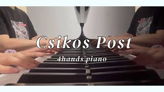 크시코스의 우편마차Csikos Post 4 hands Arr 벨라엔루카스 [upl. by Wj474]