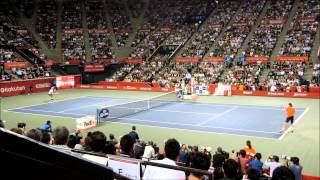 Nishikori Kei vs Becker final set tie break at Rakuten Open 2014 semifinal [upl. by Brande]