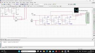 TP3 p3  Multisim Compteur Asynchrone Modulo 6 Logique séquentielle Electronique Numérique SMP FSDM [upl. by Gunther]