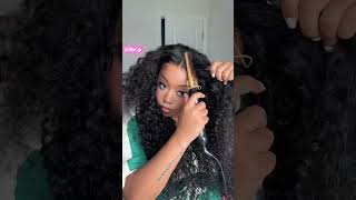 Readt to wig💁‍♀️💕 xrsbeautyhair hairstyles wigs hairstyle greywig hair haircut curlyhair [upl. by Aleirbag]