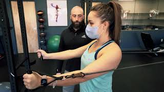 Shoulder strengthening exercises  protraction and retraction rowing [upl. by Wolram]