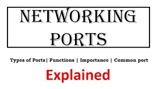 quotNavigating the Web A Comprehensive Guide to Networking Portsquot [upl. by Eldredge222]