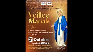 DIRECT VEILLEE MARIALE  l intercession de Marie dans l Eglise des derniers temps cf JEAN 23 [upl. by Kjersti]