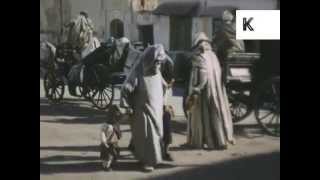 1950s Marrakech Market Rare Colour Home Movies Morocco [upl. by Nylyram688]