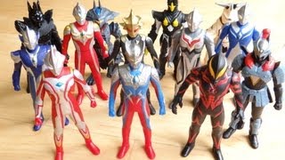 今月は大量買い！ウルトラヒーロー500 amp ウルトラ怪獣500 ソフビ１３体を一気にレビュー [upl. by Eisak]